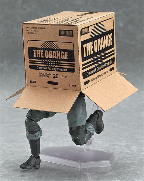 metal gear box design|solid snake in a box.